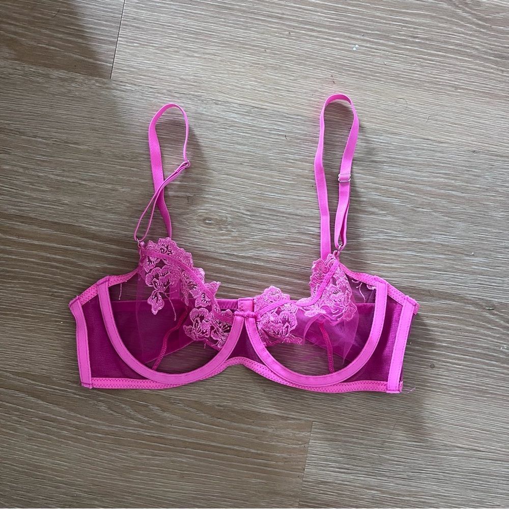 Elegant Pink Lace Bra from SHEIN NWOT